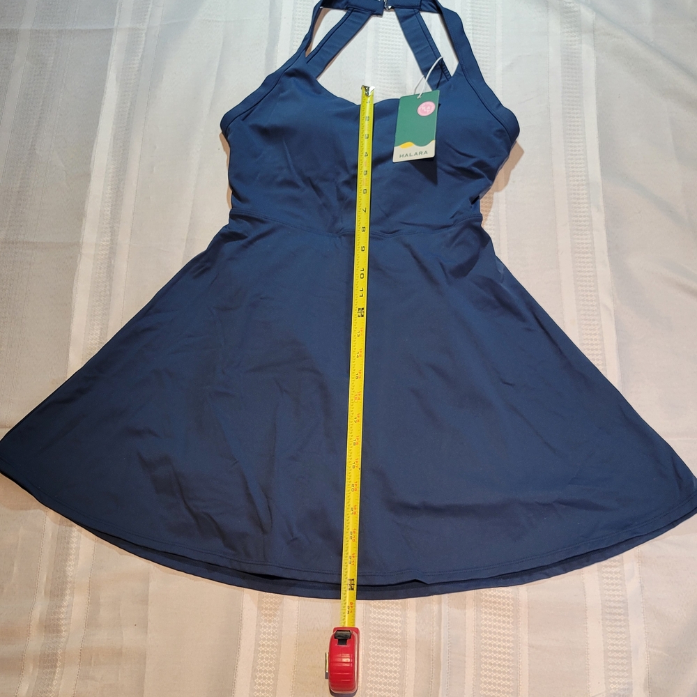 HALARA Navy Halter Mini Dress - Picture 4 of 5